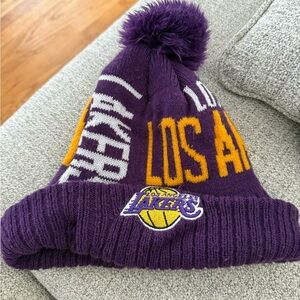 Lakers New Era Purple Beanie